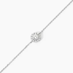 Bracelet Princess Argent Blanc Oxyde De Zirconium