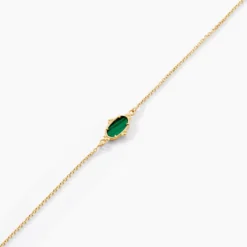 Bracelet Reflets Pop Or Jaune Malachite
