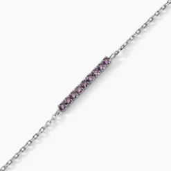 Bracelet Rio Argent Blanc Oxyde De Zirconiu