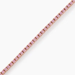Bracelet Rio Argent Rose Oxyde De Zirconium