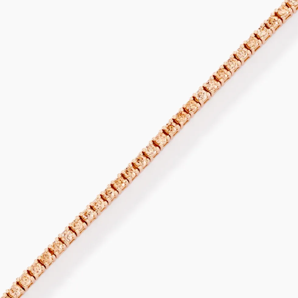 Bracelet Rio Argent Rose Oxyde De Zirconium