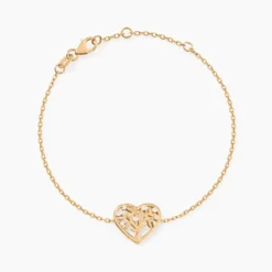 Bracelet Romée Plaqué Or Jaune Oxyde De Zirconium