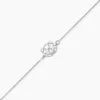 Bracelet Romy Origami Argent Blanc