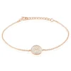 Bracelet Rosae Argent Rose Nacre