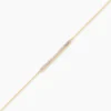 Bracelet Sahteene Or Jaune Diamant