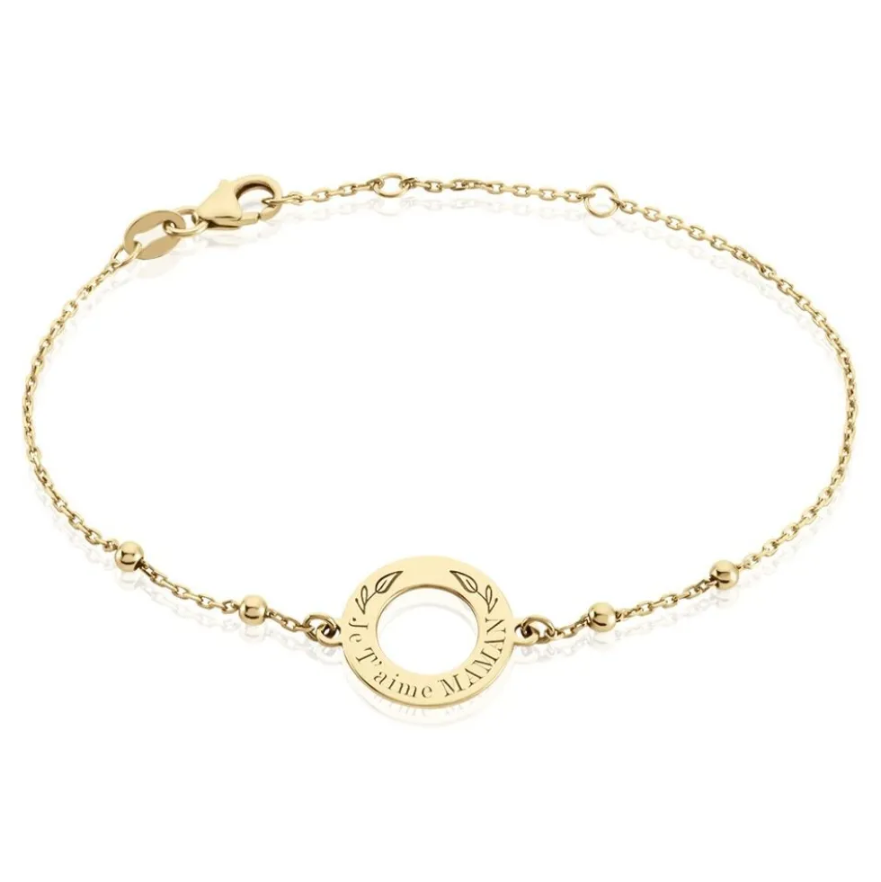 Bracelet Savas Plaqué Or Jaune