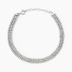 Bracelet Serenna Argent Blanc Oxyde De Zirconium