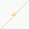 Bracelet Shaida Papillon Or Jaune