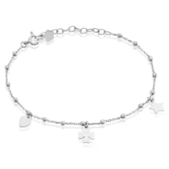Bracelet Shyama Argent Blanc