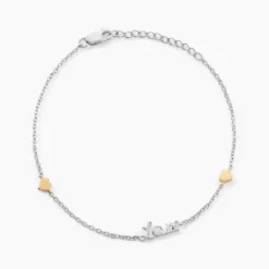 Bracelet Soana Or Jaune Argent Blanc Oxyde De Zirconium