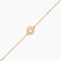 Bracelet Soleil Eternel Or Jaune