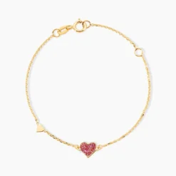 Bracelet Soraya Coeur Or Jaune