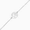 Bracelet Soukaina Argent Blanc