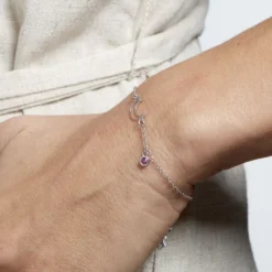Bracelet Spirit Argent Blanc Oxyde De Zirconium
