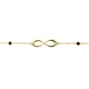 Bracelet Spya Infini Or Jaune Spinelle