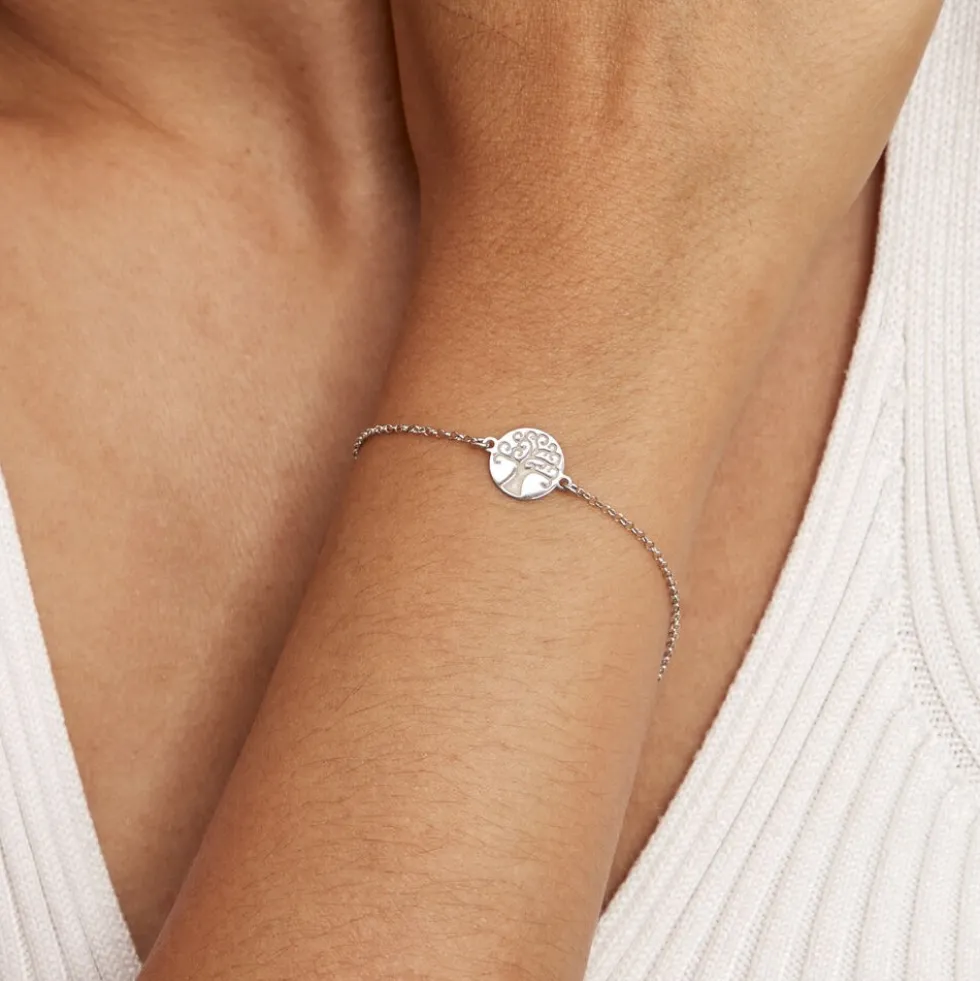 Bracelet Steenie Argent Blanc