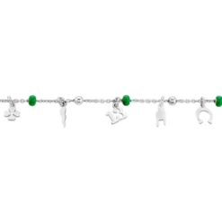 Bracelet Suzanna Argent Blanc