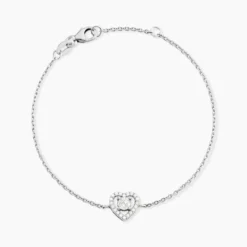 Bracelet Suzon Argent Blanc Oxyde De Zirconium