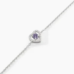 Bracelet Suzon Argent Blanc Oxyde De Zirconium