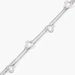 Bracelet Suzy Argent Blanc