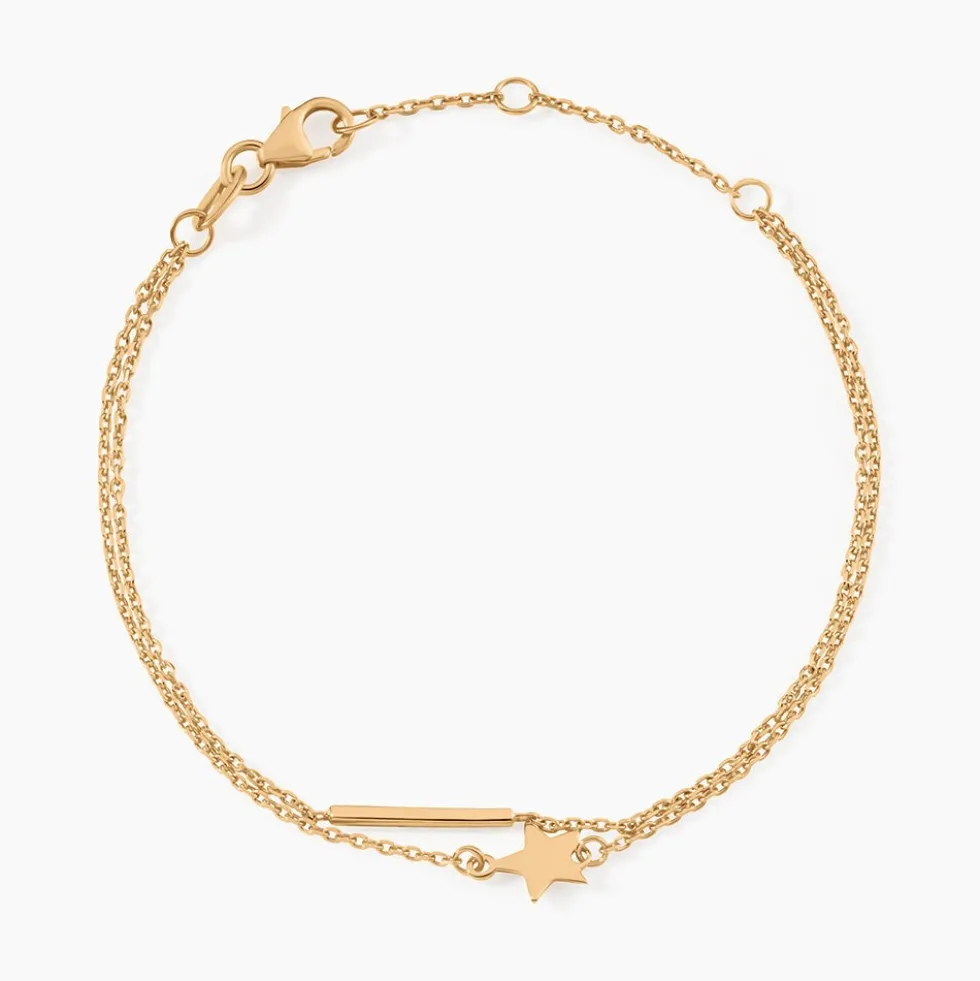 Bracelet Theodora Plaqué Or Jaune