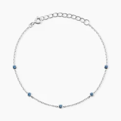 Bracelet Thesee Argent Blanc Oxyde De Zirconium
