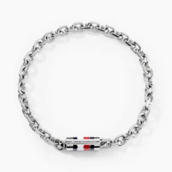 Bracelet Tommy Hilfiger Bruce Chain Acier Blanc
