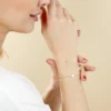 Bracelet Trilia Argent Rose