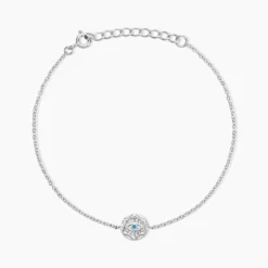 Bracelet Trivia Argent Blanc Oxyde De Zirconium