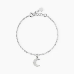 Bracelet Twiggy Argent Blanc