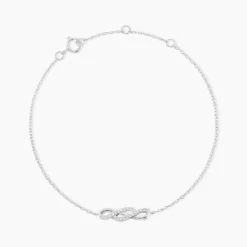 Bracelet Ursulla Or Blanc Diamant