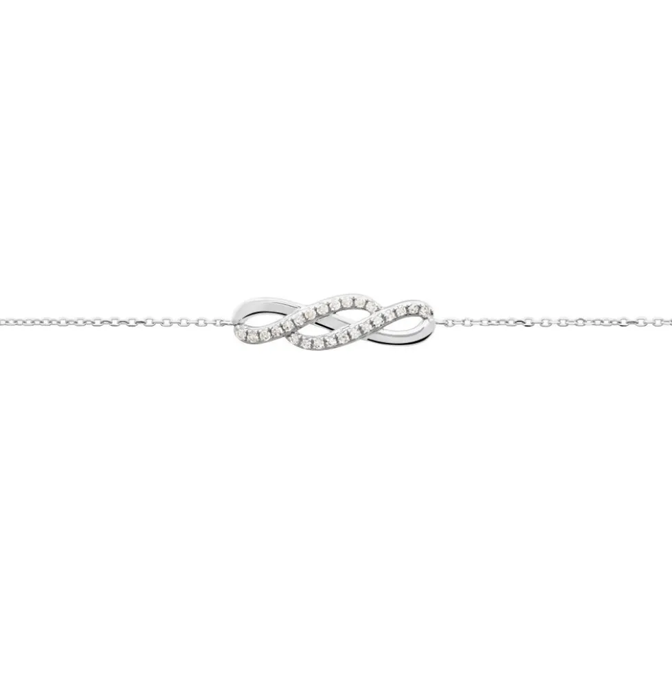 Bracelet Ursulla Or Blanc Diamant