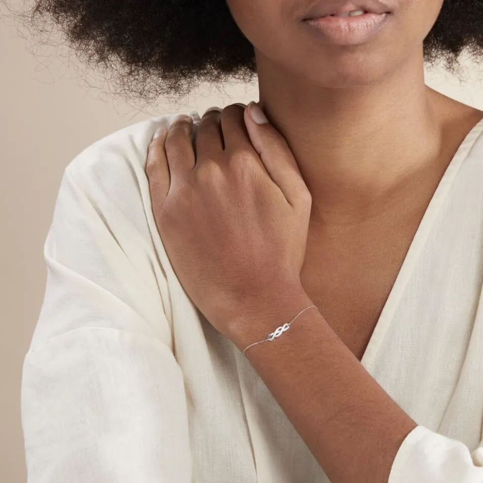 Bracelet Ursulla Or Blanc Diamant