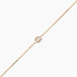 Bracelet Valentyne Plaque Or Jaune Oxyde De Zirconium