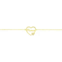 Bracelet Verohanta Or Jaune Oxyde De Zirconium