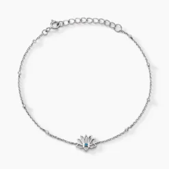 Bracelet Wisteria Argent Blanc Oxyde De Zirconium