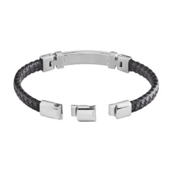 Bracelet Yannick Acier Blanc