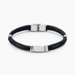 Bracelet Yannik Acier Blanc