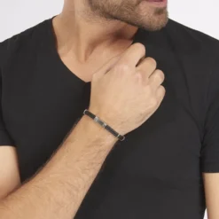 Bracelet Yannik Acier Blanc