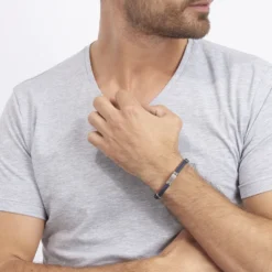 Bracelet Yannik Acier Blanc