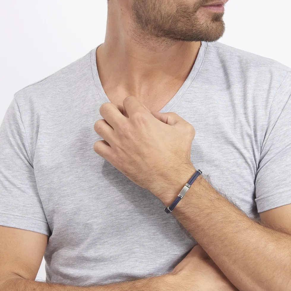 Bracelet Yannik Acier Blanc