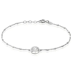 Bracelet Zelee Argent Blanc