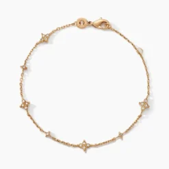 Bracelet Ziha Plaqué Or Jaune Oxyde De Zirconium