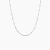 Chaine Kathi Argent Blanc