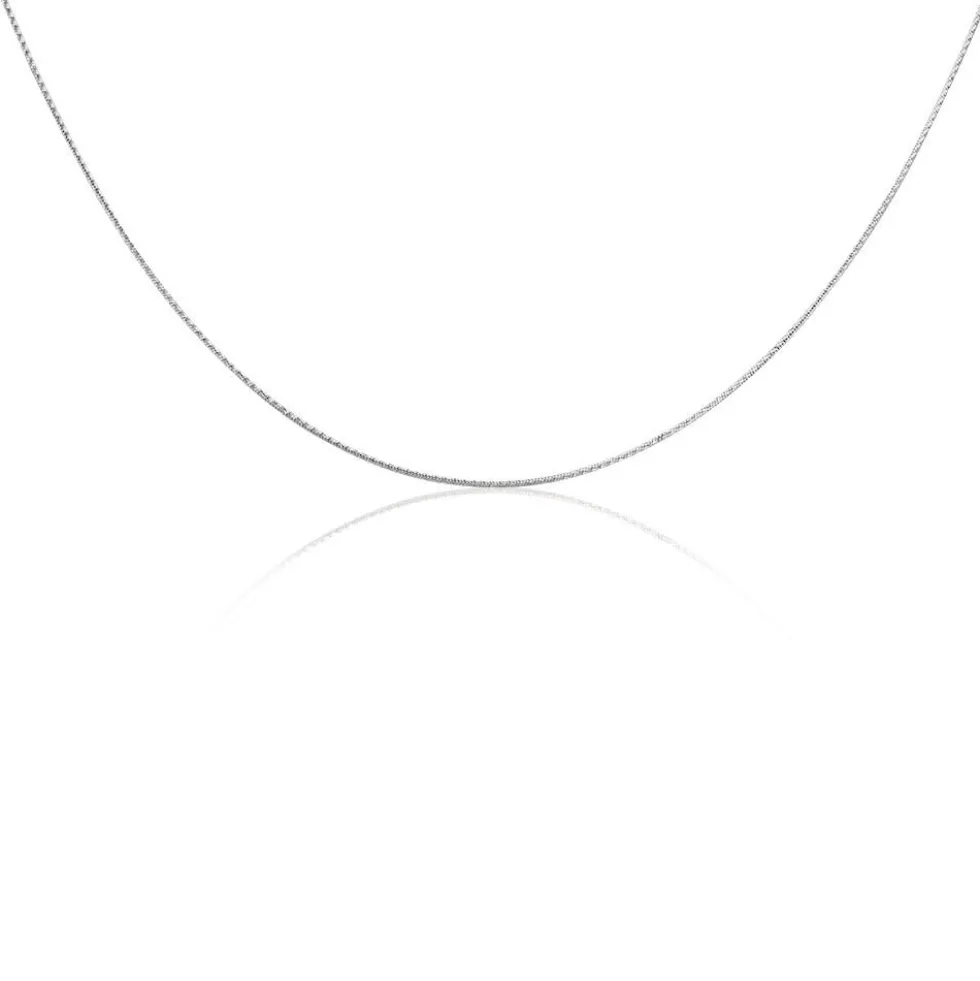 Chaine Tamsina Argent Blanc