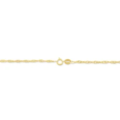 Chaîne Abbygail Maille Singapour Or Jaune