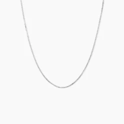 Chaîne Alyze Argent Blanc