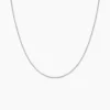 Chaîne Alyze Argent Blanc