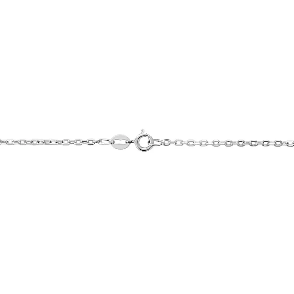 Chaîne Alyze Argent Blanc