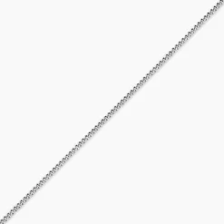 Chaîne Clementine Argent Blanc